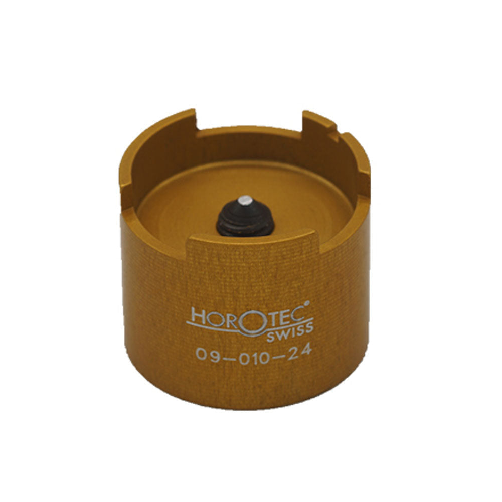 Horotec MSA09.010-24 watch movement holder for 2135 & 2130 calibers, durable watchmaker tool.