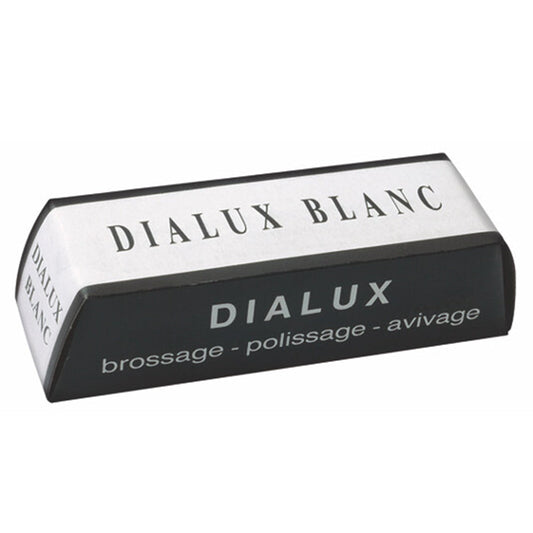 Horotec MSA26.561 Dialux White polishing compound for watch accessories, providing fine metal surface finish.