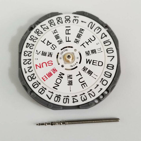 Hattori Epson TMI VJ33 quartz movement watch repair parts for precise timekeeping maintenance