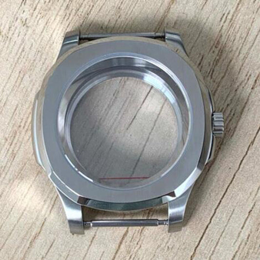 Sleek 40MM watch case with inner shadow sapphire glass for NH35/36/4R/7S automatic movements, durable and precise.