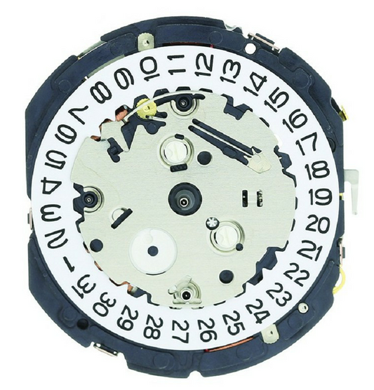 Hattori Epson YM92A quartz watch movement, precision Japanese craftsmanship for reliable timekeeping.