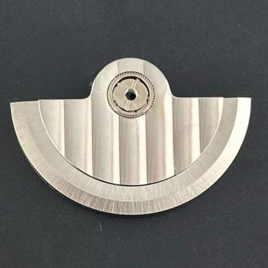 Modified Silver Geneva Pattern Rotor Oscillating Weight for NH35 NH36 Movement