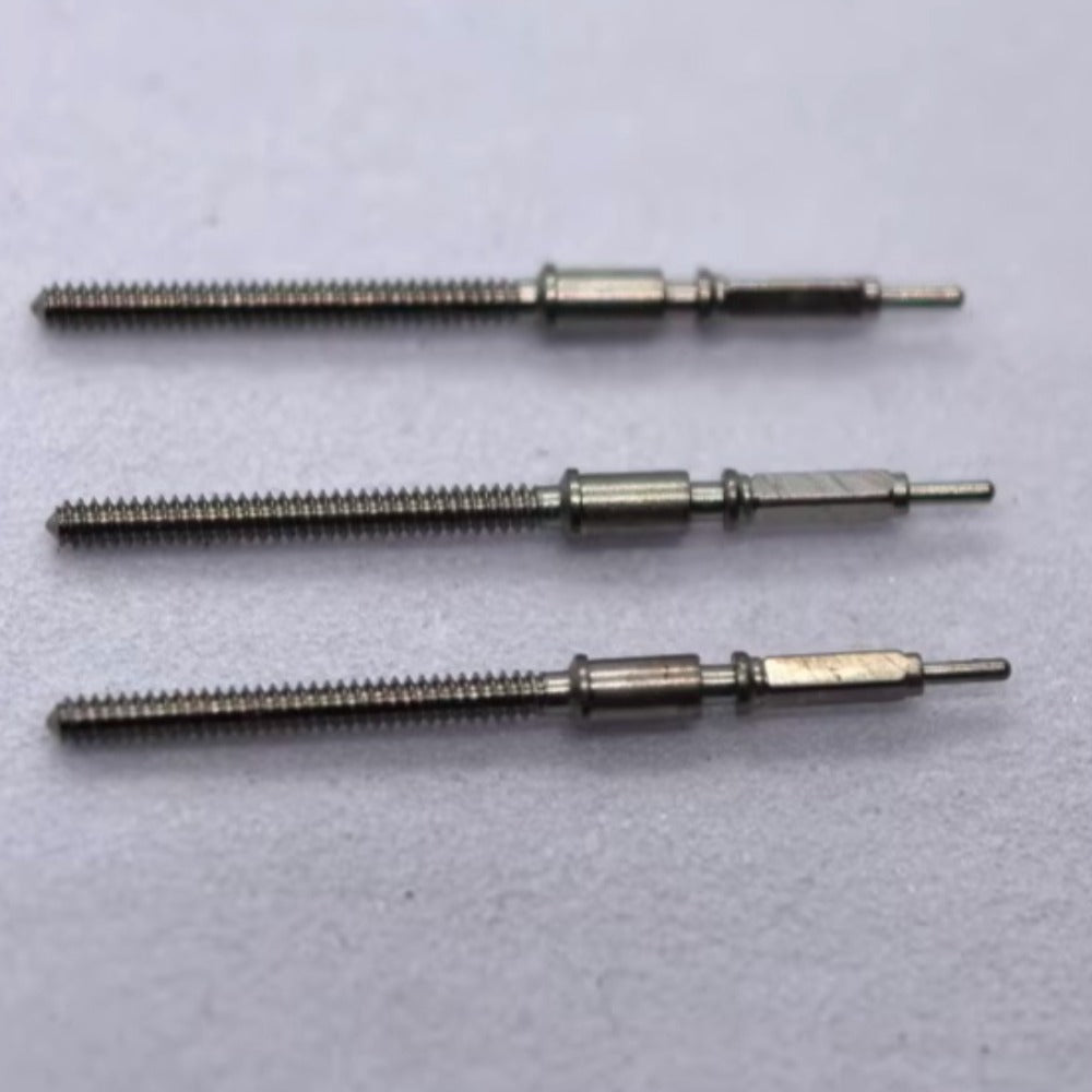 Set of 3 watch winding stems for ETA2824 2836 2846 2834 movements, precision watch parts.