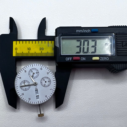 China Dandong 7750 Mechanical Movement Double Calendar Small Second@9