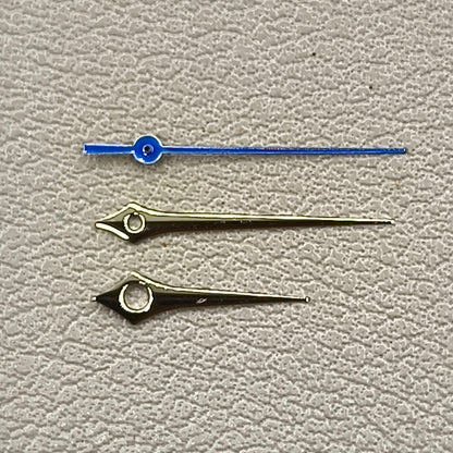 2 Sets/Pack Blue Second Hand Silver Painted Watch Hands for Miyota 2035 2115 2105 2305