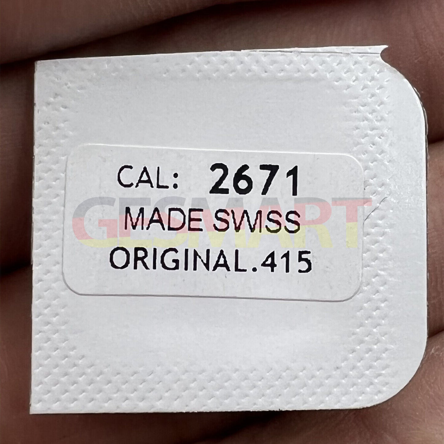 Calibre 415 original ratchet wheel for ETA 2671 movement, durable watch repair component.