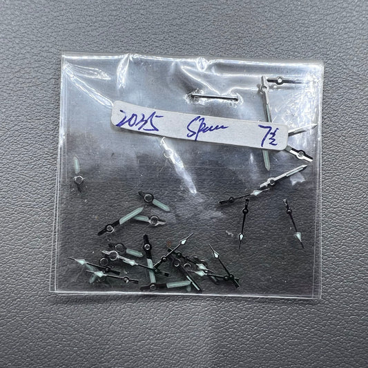 100 Sets Silver Trim Arrow Shape Watch Hands for Miyota 2035 2115 PC21