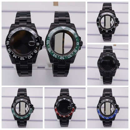 40mm Cases For SUB GMT NH34 NH35 NH36 NH38 4R36 Miyota8215 Eta 2824 Mod YACHT