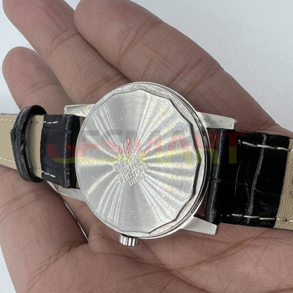 Shanghai 36mm manual mechanical watch with white dial, 17 jewels, showcasing classic Chinese craftsmanship by Shanghai.