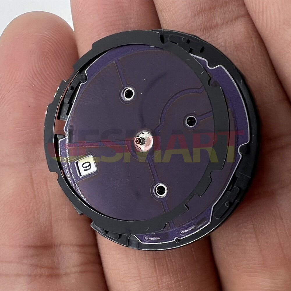 Hattori Epson VS76A solar-powered quartz watch movement, precision Japan-made mechanism.