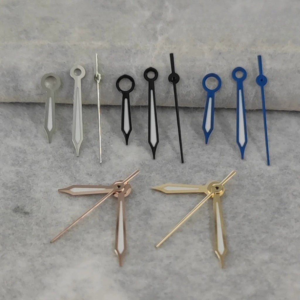 Modified Watch Hands Green Luminous For NH34 NH35 4R35 NH36 4R36  Movement