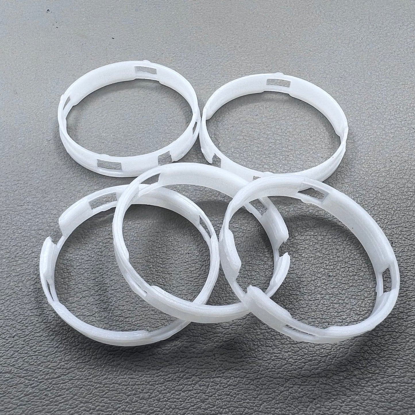 Cushion mount spacer ring set for ETA 2824 2836 2846 watch movements, 6.5x27.5mm precision fit.