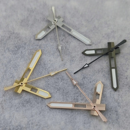 Modified Green Luminous Multicolor Watch Hands Pointers For NH35 NH36 NH38 7S/4R