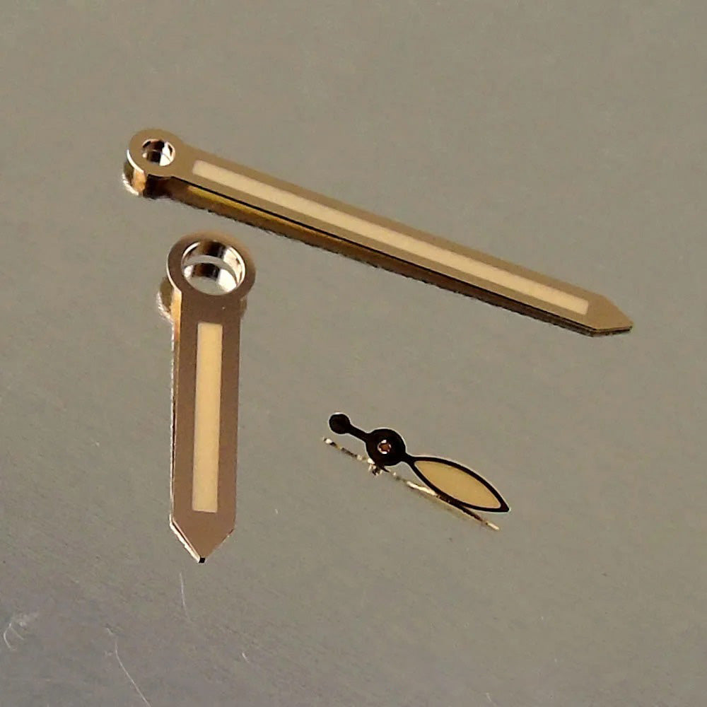 Rose Gold Vintage Watch Hands for ETA 6497/6498, ST3600 Movement ? Precision Replacement Parts by California Vintage