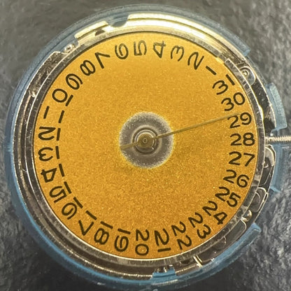China Made Tianjin Seagull 2813 Mechanical Movement Single Calendar Golden Disk