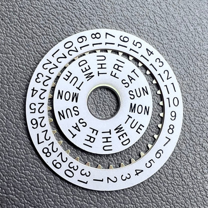 White Date Disk Wheel Date Wheel for China 7750 Automatic Mechanical Movement