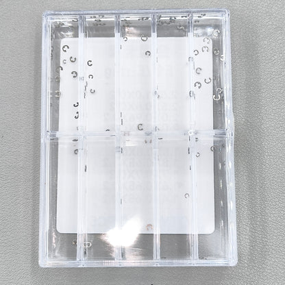 150 PIECES/Box E-Clip Circlip Ring for Chronograph Button Watch Pusher