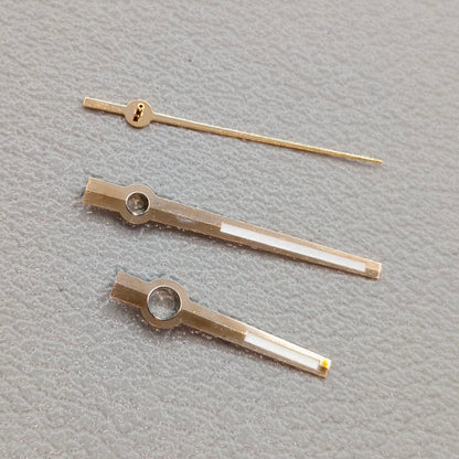 2 Sets Green Lume Modified Dayjust Rose Golden Trim Hands Set for Miyota 8285 Movement