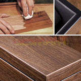 Walnut Wood Watch Box Organizer Case 10 Slots Watch Jewelry Storage Box Display