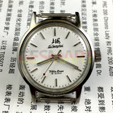 32mm Shanghai Factory Made Manual Mechanical Watch Silver Case Silver Nail