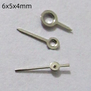 6mm Silver Painted Watch Hands Set for Miyota 2035 2115 2105 2305 Movement