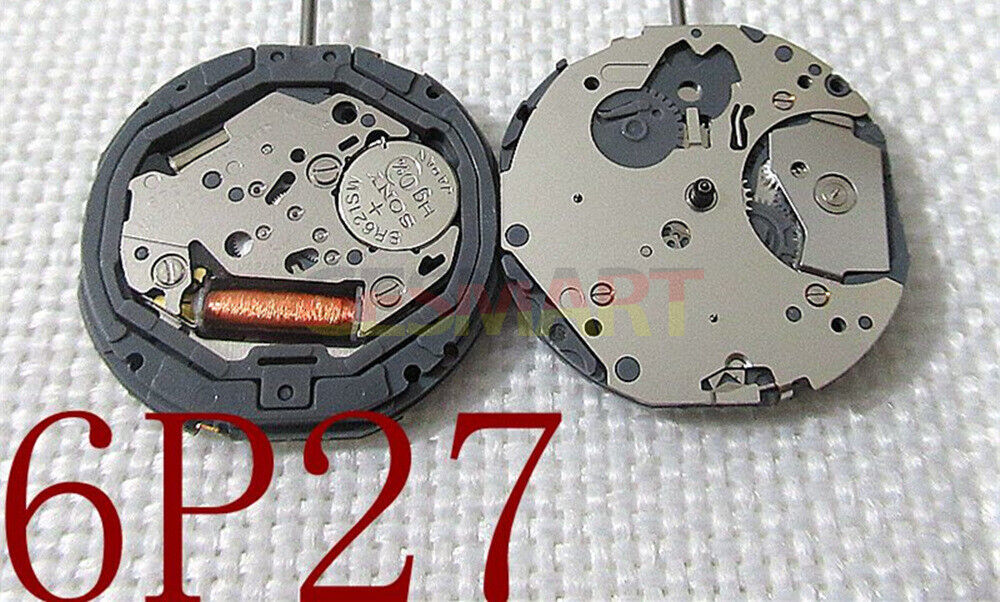 Miyota Citizen 6P27 quartz watch movement, precision Japan-made mechanism for accessories.