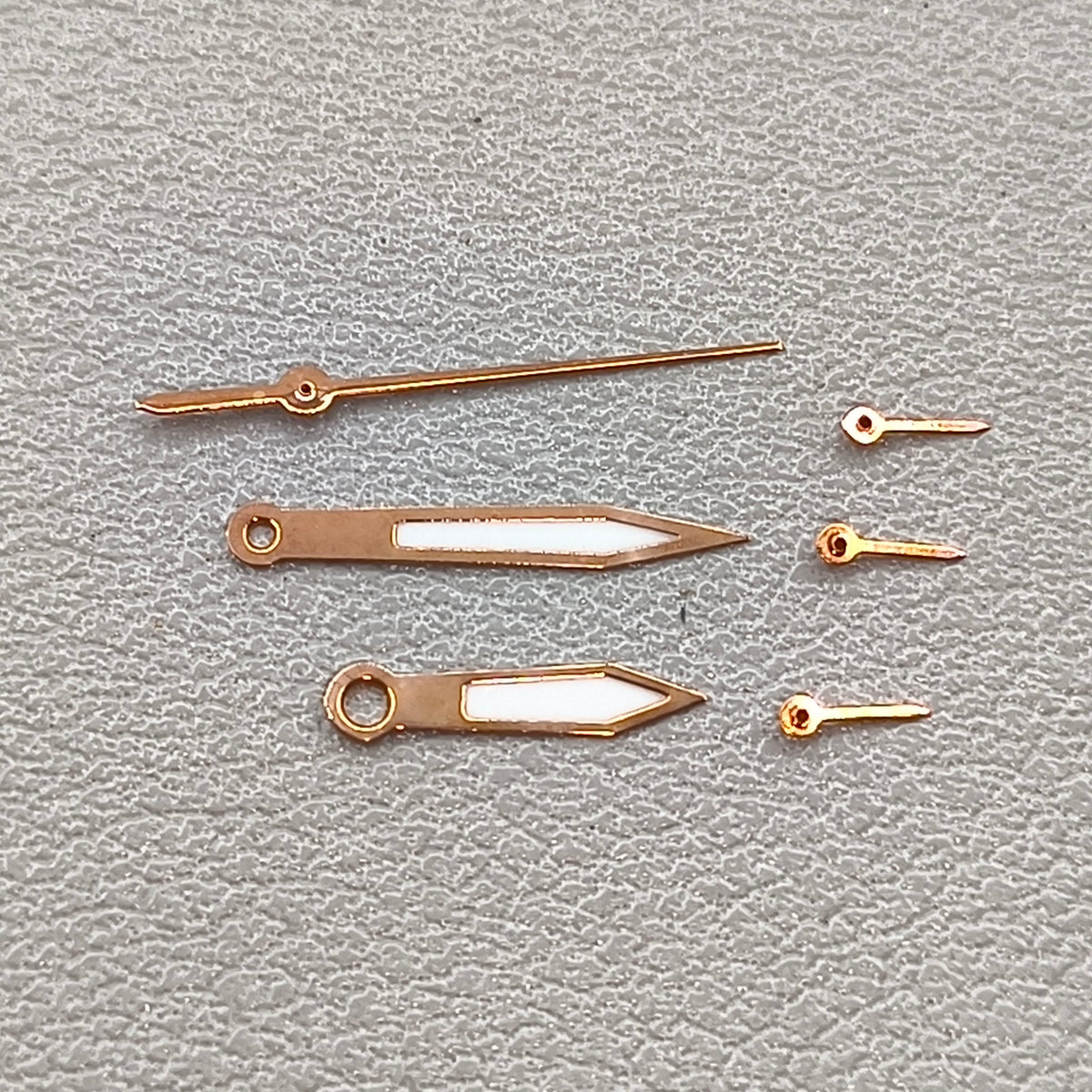 Typical Green Lume Rose Golden Trim Watch Hands for OS10 OS60 OS80 Movement Watch Part