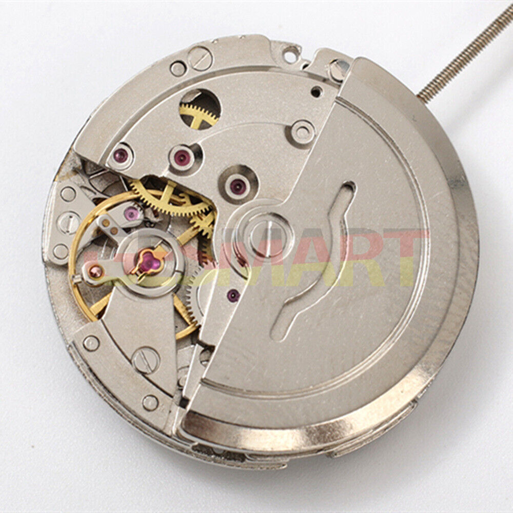 Dandong Silver DL8214-1 watch accessory showcasing automatic mechanical movement with small second at 6 o'clock.