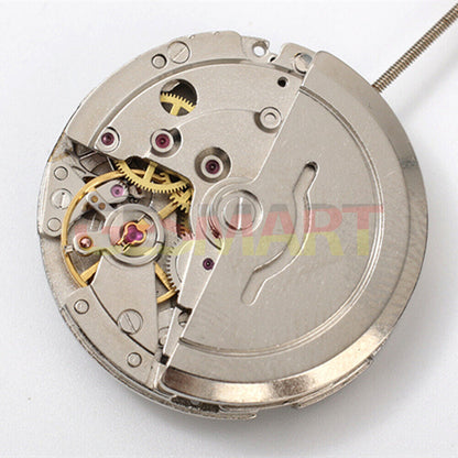 Dandong Silver DL8214-1 watch accessory showcasing automatic mechanical movement with small second at 6 o'clock.