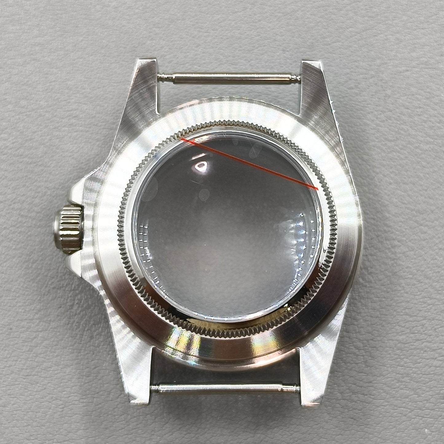 38mm Green Bezel Diving Watch Case Sapphire For NH34/35/36/38 NH70 For Retro SUB