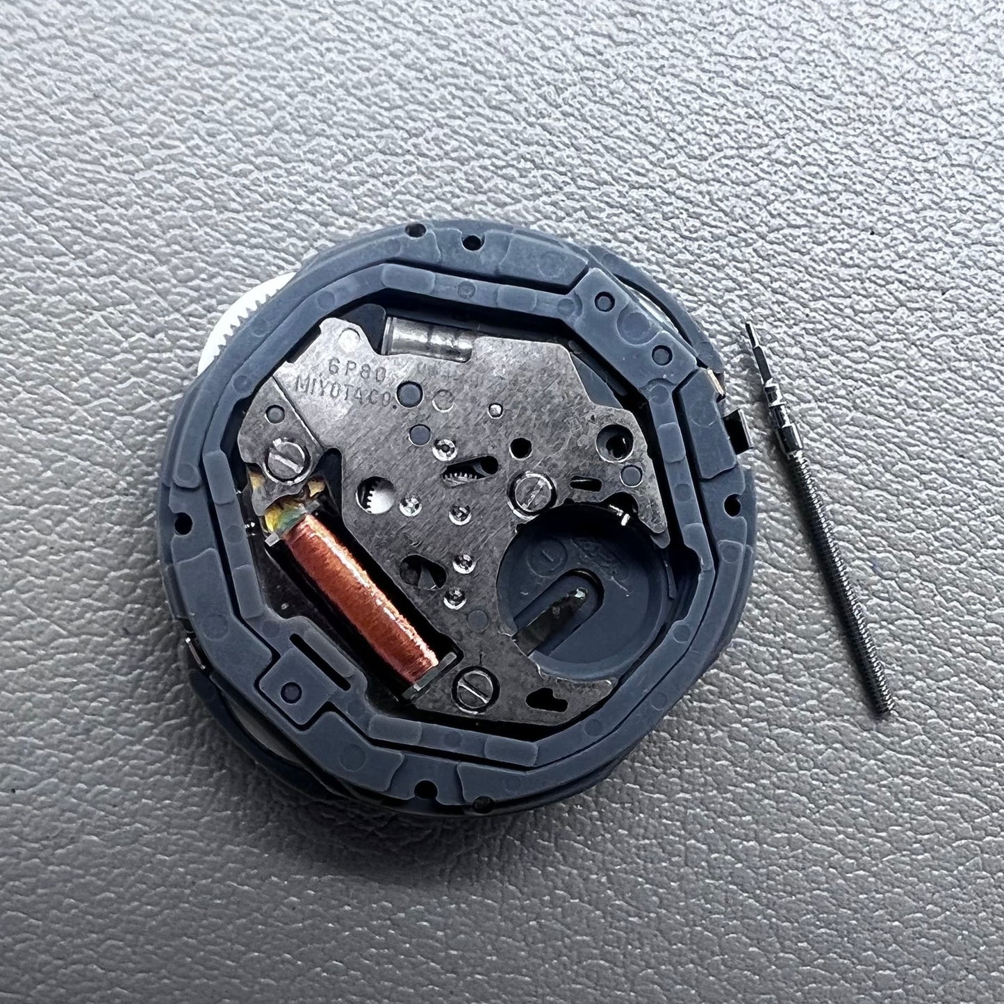 Japan Miyota 6P80 quartz watch movement repair part, precise replacement for 6380 models.
