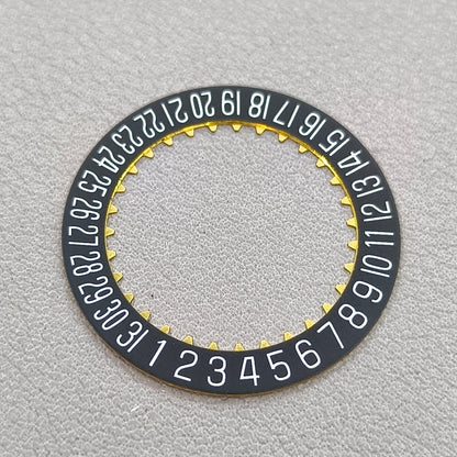 Replacement Black Date@6 Date Disk Wheel Date Wheel Original for ETA 7750