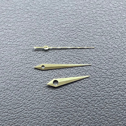 Golden Trim NO Lume Arrow Shape Watch Hands for NH35 NH36 7S26 NH70 NH72