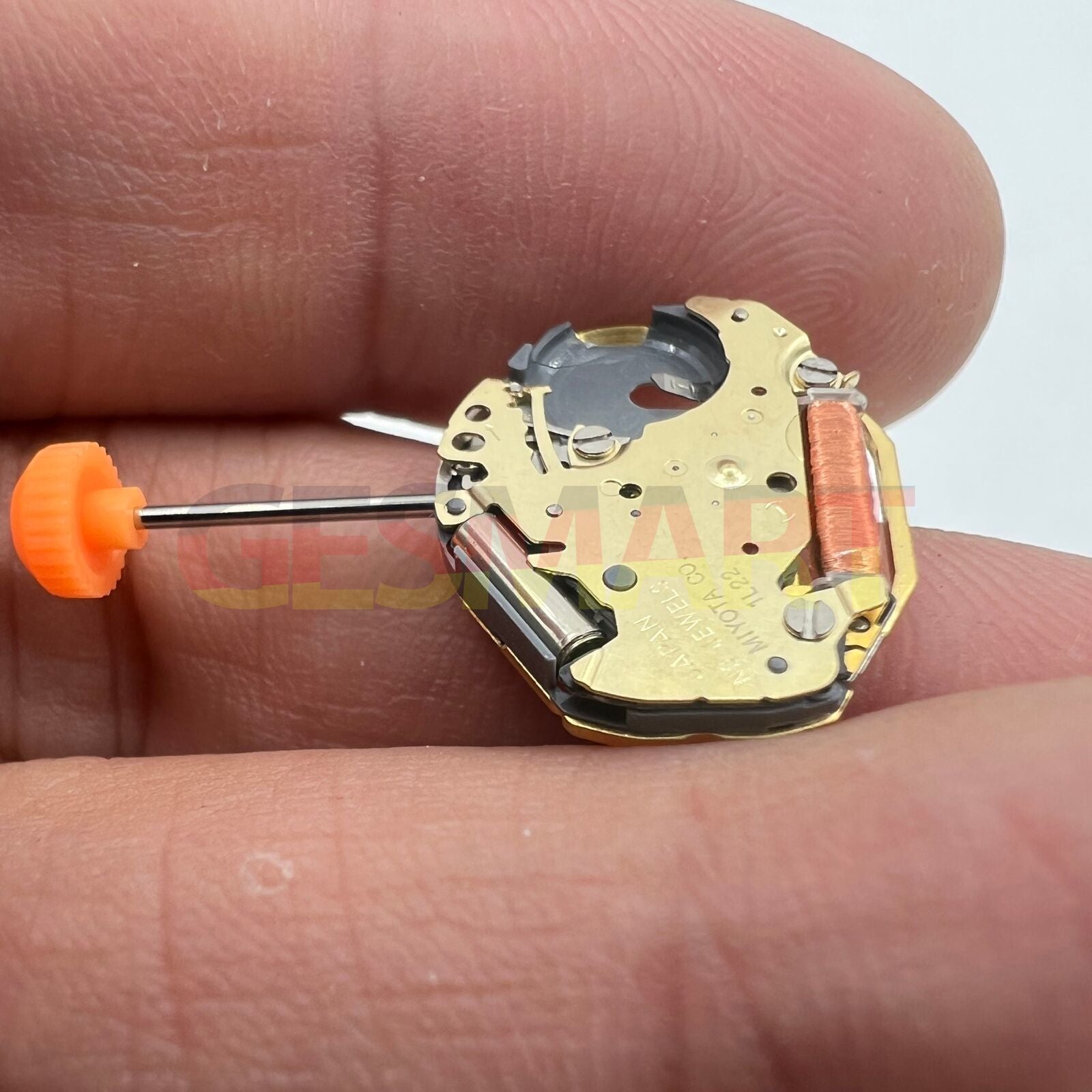 Miyota 1L22 Japan quartz movement with 2 hands, no calendar, precise watch mechanism for accessories.