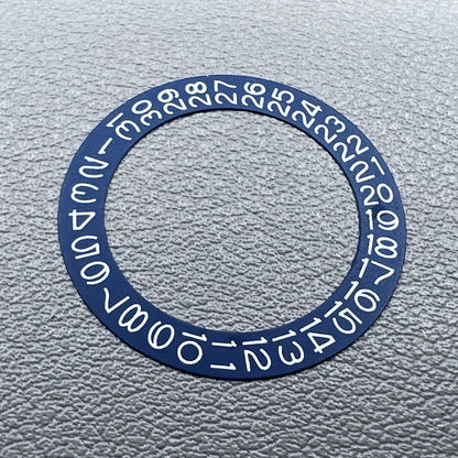 Denim Blue Background Date Disk Wheel Overlay for Miyota NH35 NH36 Movement