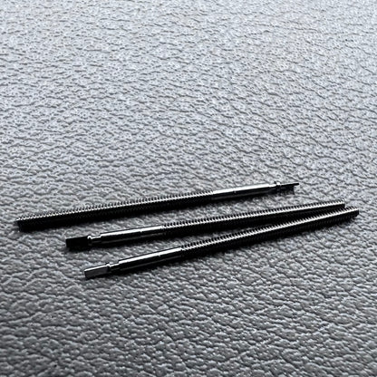 Set of 5 generic watch winding stems compatible with ETA 255.111 movement for precise repairs.