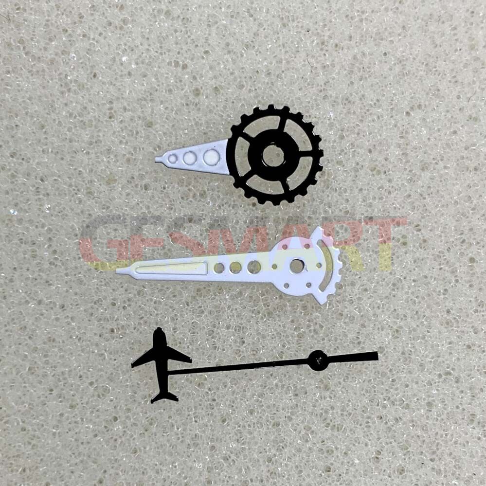 Green luminous small second watch hands for NH35/NH36/4R/7S movements, precision accessory.