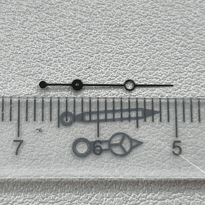 2 Sets/Pack Black Hollow Watch Hands Suitable for NH35/36/4R/7S Movement