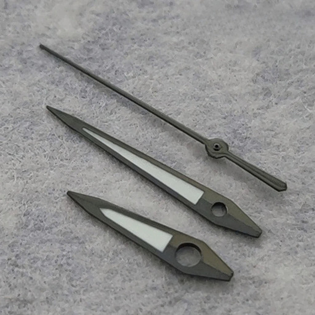 Vintage Watch Hands With Green Luminous For NH35 NH36 7S26 7S36 4R35 4R36