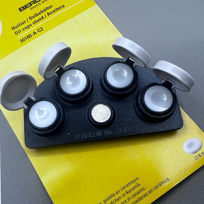 Swiss Bergeon 30180-A-C2 Oil Cup Alloy Black Stand