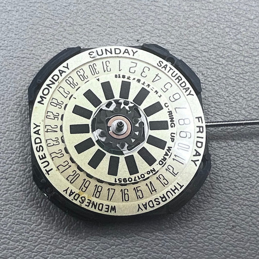 Japan Hattori VP44 Quartz Movement 3 Hands Replacement of VX44 Date@6