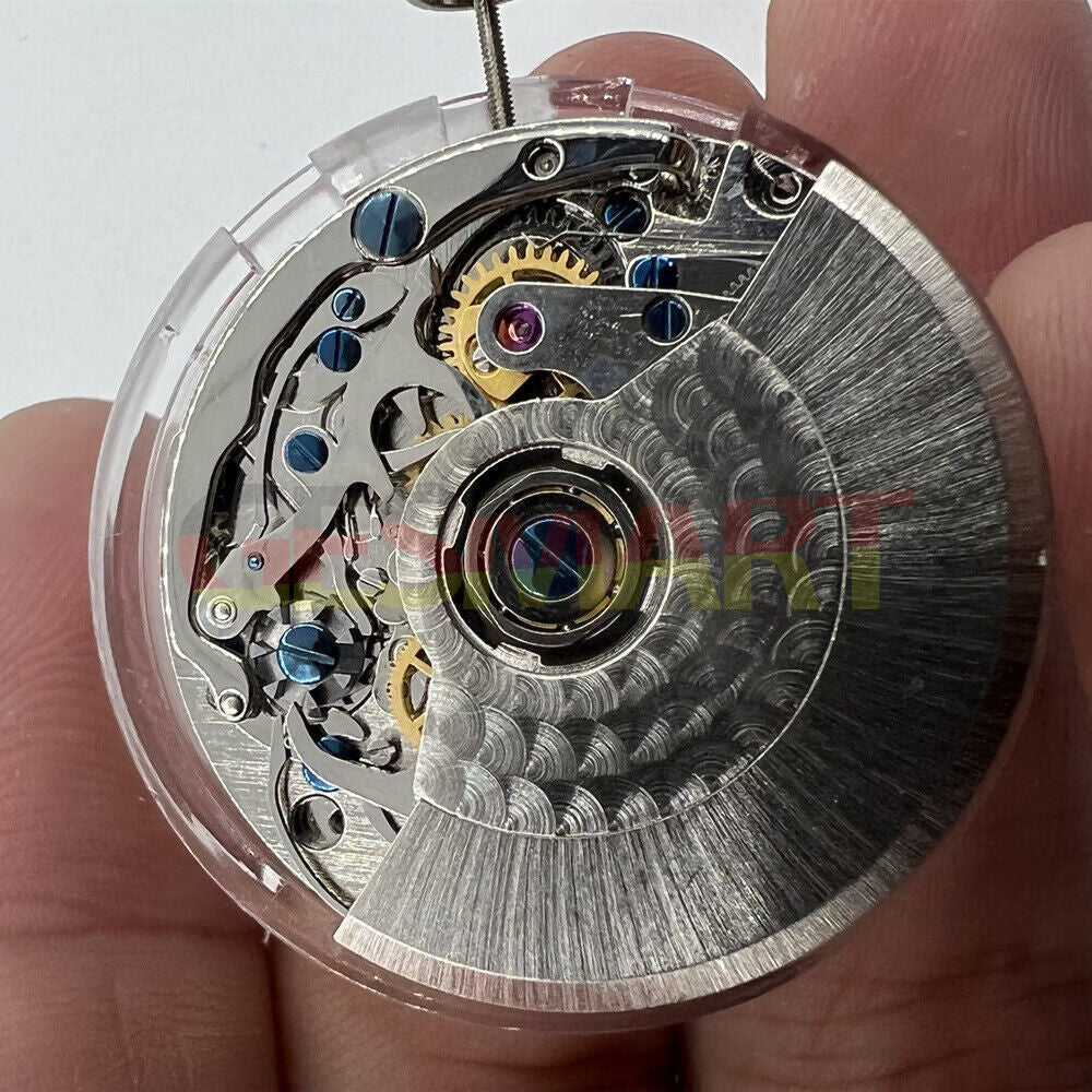 Tianjin Seagull ST1940 automatic watch movement showcasing small second and precise Chinese engineering.