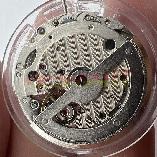 China Made 82S7 Silver automatic mechanical watch movement, replacement for 8215 2813 models.
