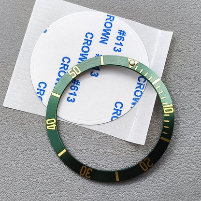 39.5mm Green Aluminium Watch Bezel Insert Fit for Automatic SUB/GMT Watch