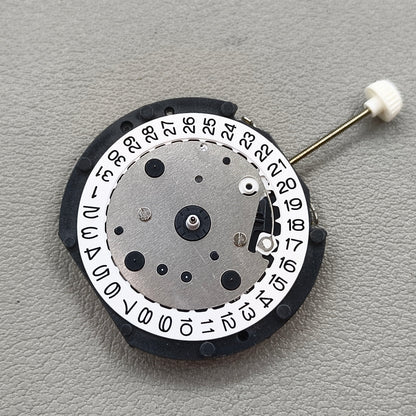 2 PIECES LD57 Quartz Movement Small Date@3 Second @6@9@12