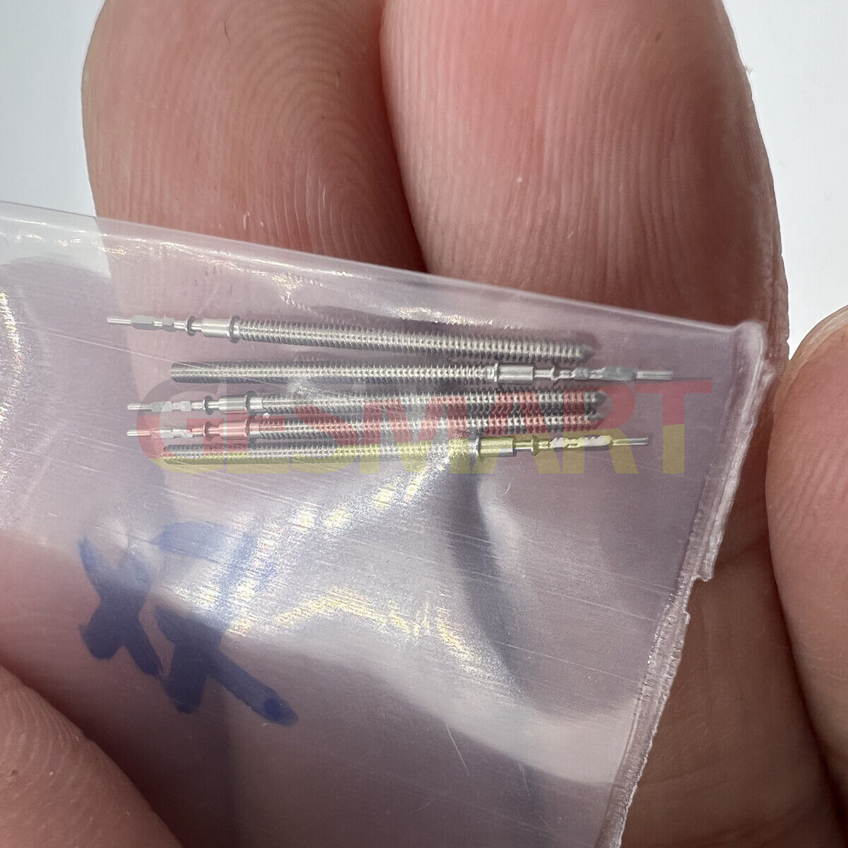 Set of 5 winding stems for Hattori Epson VK63/VK64/VK67/VK68 watch movements, precise fit.