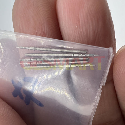 Set of 5 winding stems for Hattori Epson VK63/VK64/VK67/VK68 watch movements, precise fit.