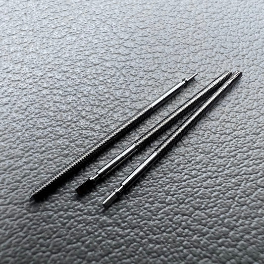 Set of 5 generic watch winding stems compatible with ETA 255.111 movement for precise repairs.