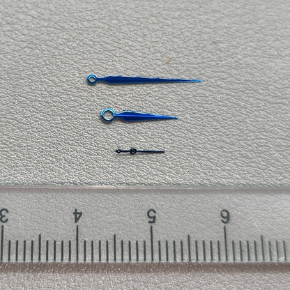 10×16×4.5mm Polished BLUE Watch Hand Set for Shanghai JHB03 Movement