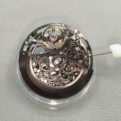 HZ7500A Black Hollow Round Automatic Mechanical Movement